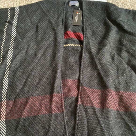V. Fraas Open Front Sweater Poncho NEW - Picture 5 of 7